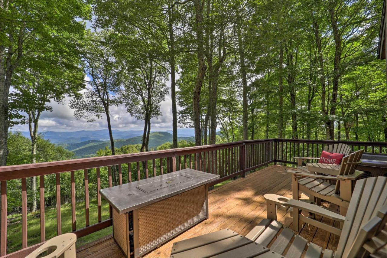 Beech Mountain Cabin Retreat With Hot Tub And Views! Exterior foto